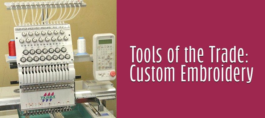 Image of a professional embroidery maching