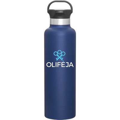 24 oz h2go Ascent Water Bottle (Matte Navy)