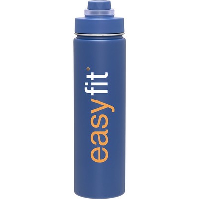 24 oz h2go Conquer Water Bottle (Matte Navy)