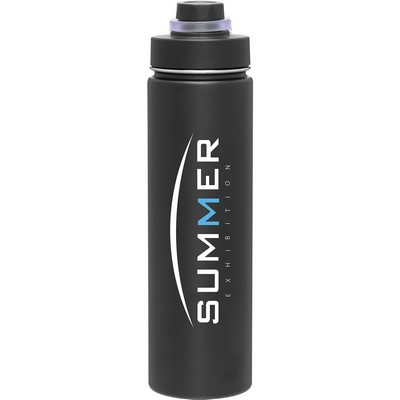 24 oz h2go Conquer Water Bottle (Matte Black)