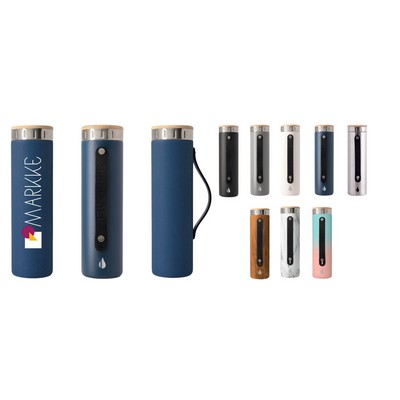 Elemental® Iconic 20oz Stainless Steel Water Bottle - Vacuum Insulated - with Strainer