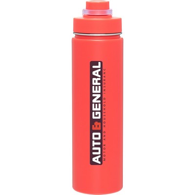 24 oz h2go Conquer Water Bottle (Matte Red)