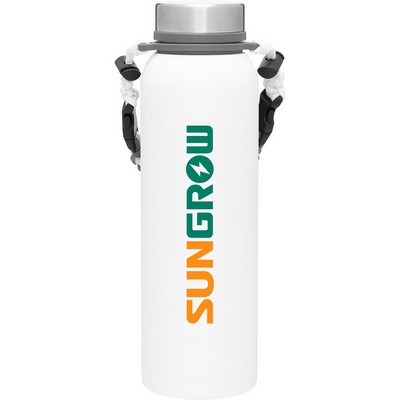 32 oz h2go Pine Water Bottle (Matte White)