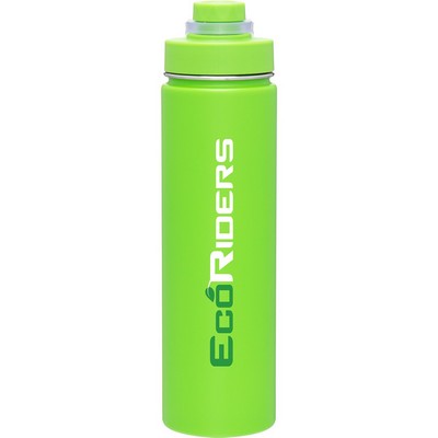 24 oz h2go Conquer Water Bottle (Matte Lime)